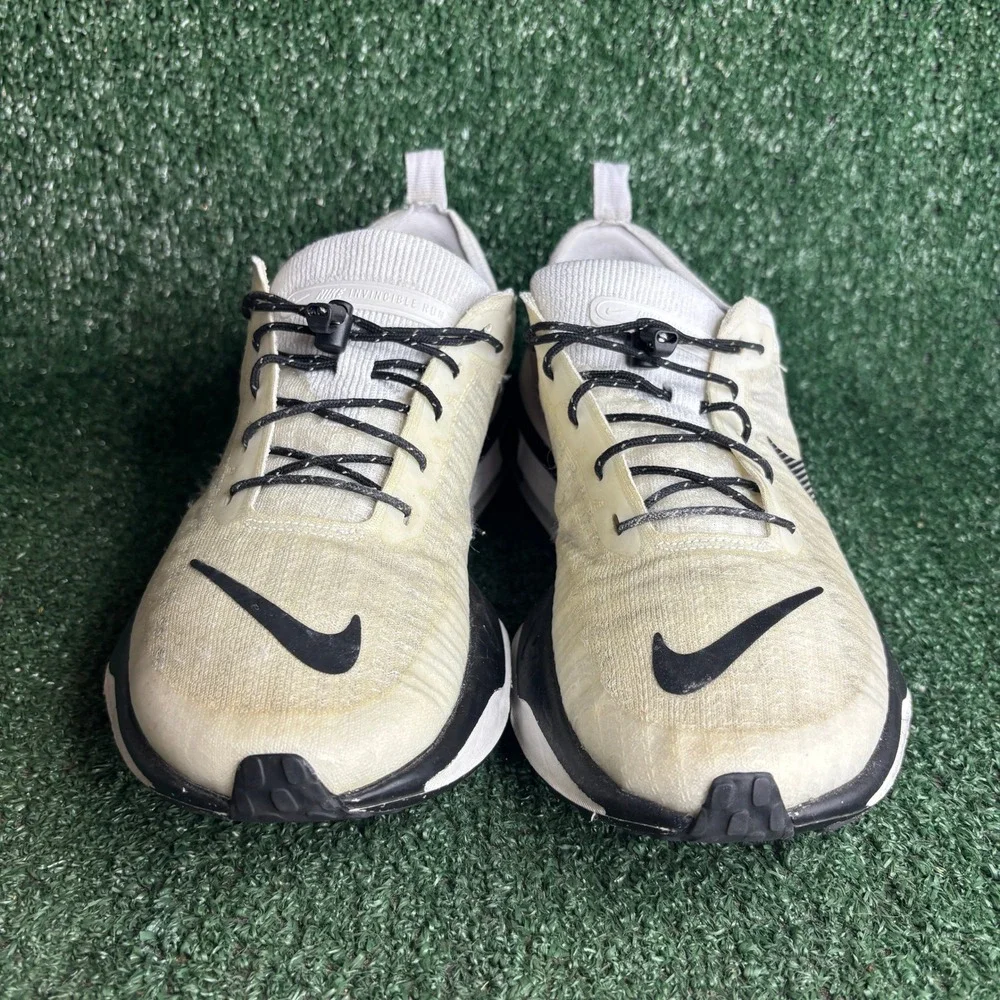 Nike Invincible Run 3 Flyknit ZoomX Athletic Running Sneaker White Mens Size 9.5